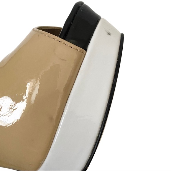 Steve Madden Riottt Color Block Peep Toe Heels - Picture 12 of 14